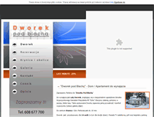 Tablet Screenshot of dworek-krynica.pl